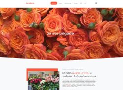 Cvjećarnica, HTML, Bootstrap Loredana Buzet