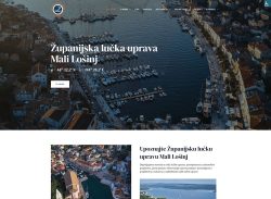 Lučka uprava, WordPress Županijska lučka uprava Lošinj